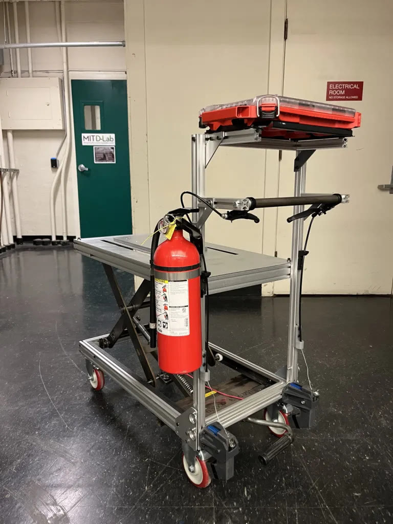 Finished battery cart