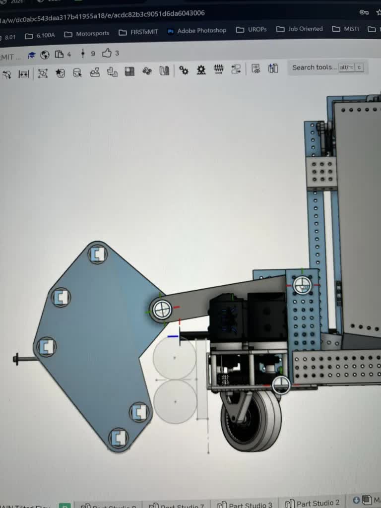Intake CAD in Onshape